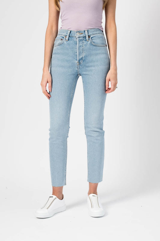 RE/DONE 90s Comfort Stretch Jean in Light 2