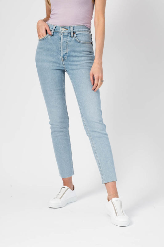 RE/DONE 90s Comfort Stretch Jean in Light 2