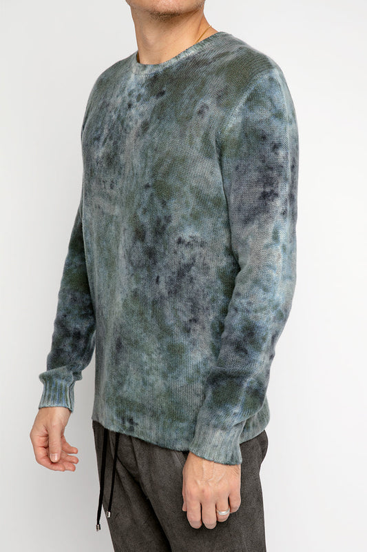 AVANT TOI Off Gauge Camouflage Pullover in Irish