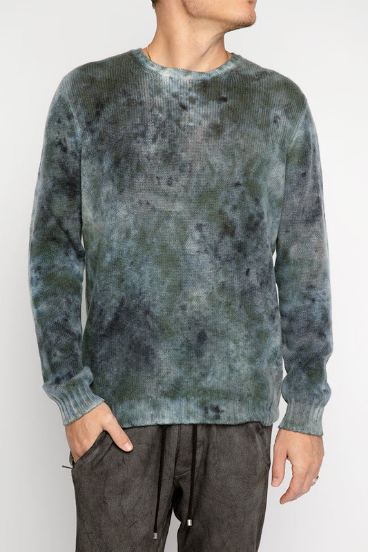 AVANT TOI Off Gauge Camouflage Pullover in Irish