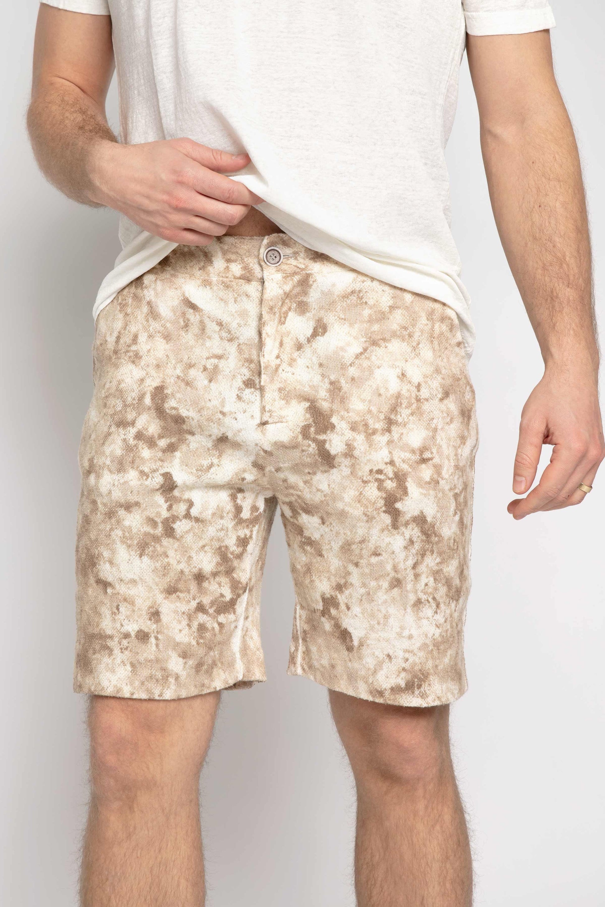 AVANT TOI Linen Short in Burro