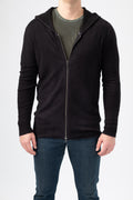 AVANT TOI Zip-Up Hoodie in Nero