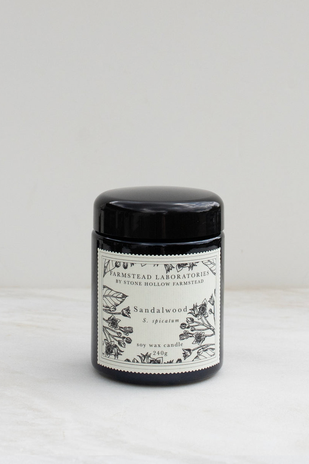 STONE HOLLOW FARMSTEAD Sandalwood Candle