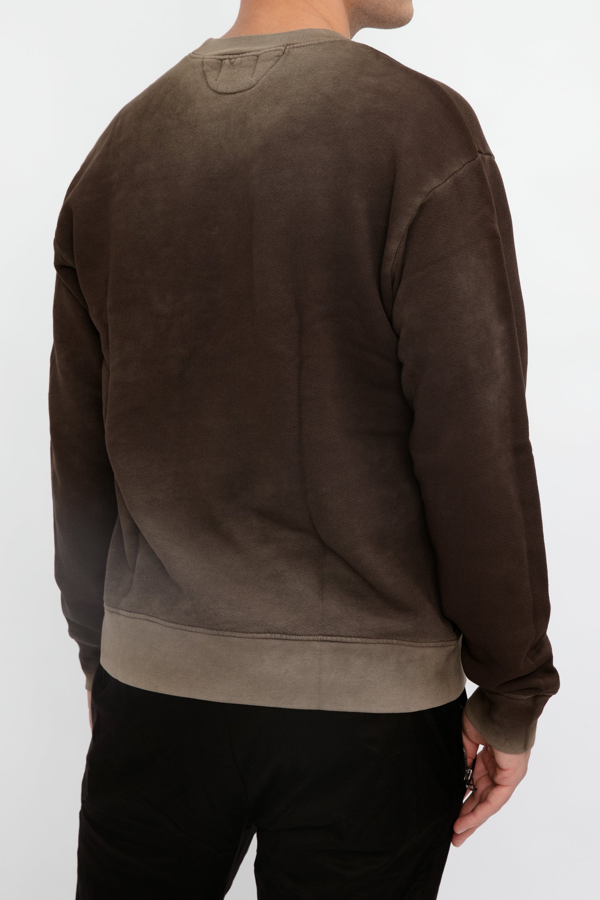 COTTON CITIZEN Bronx Crewneck Sweatshirt in Vintage Espresso