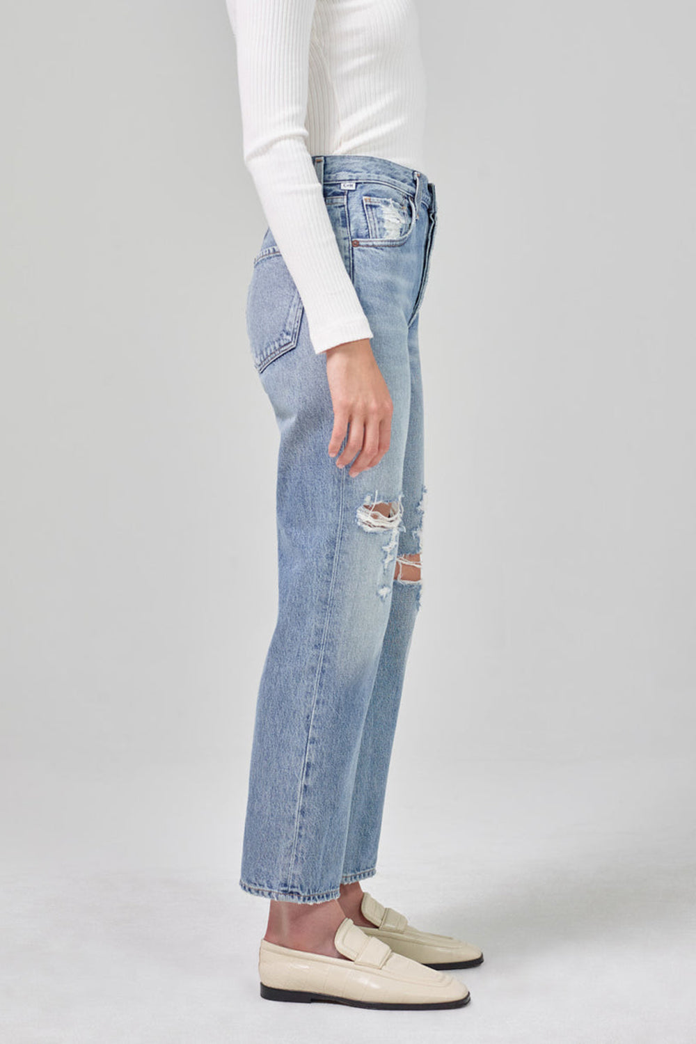 CITIZENS OF HUMANITY Emery Relaxed Crop Jean in Heatwave