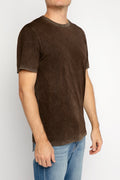 COTTON CITIZEN Classic Crewneck Tee in Vintage Espresso