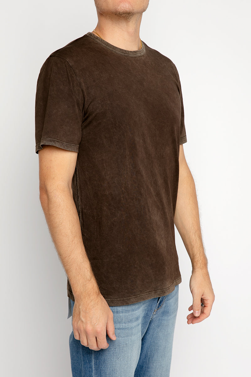 COTTON CITIZEN Classic Crewneck Tee in Vintage Espresso