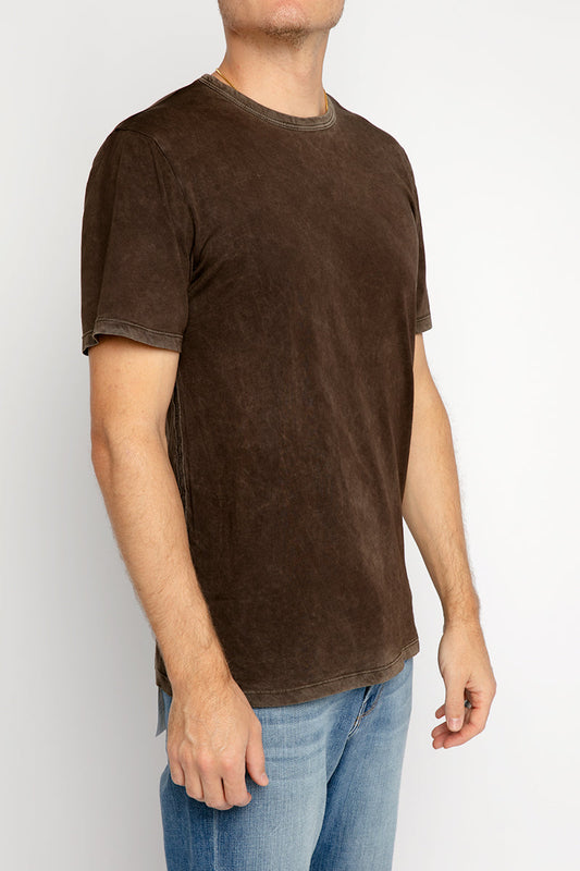 COTTON CITIZEN Classic Crewneck Tee in Vintage Espresso