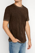 COTTON CITIZEN Classic Crewneck Tee in Vintage Espresso