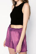 COTTON CITIZEN Ibiza Crop Tank in Jet Black