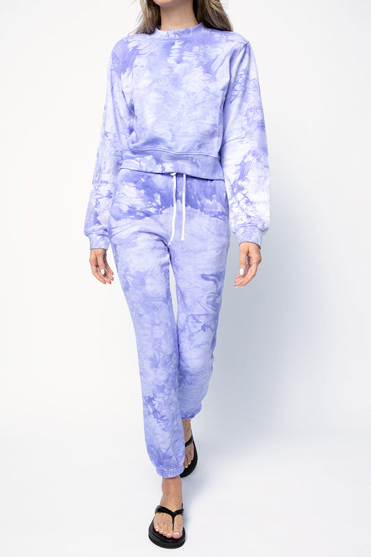 COTTON CITIZEN Milan Sweatpants in Lilac Crystal