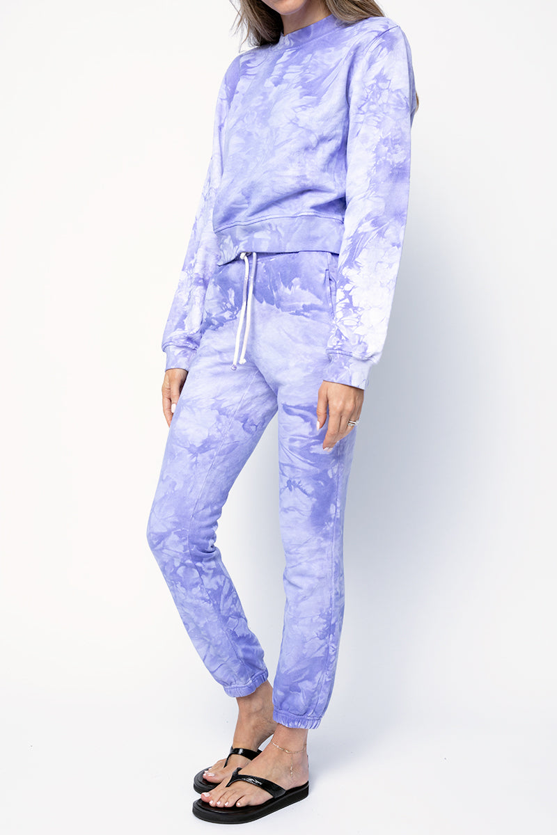 COTTON CITIZEN Milan Sweatpants in Lilac Crystal