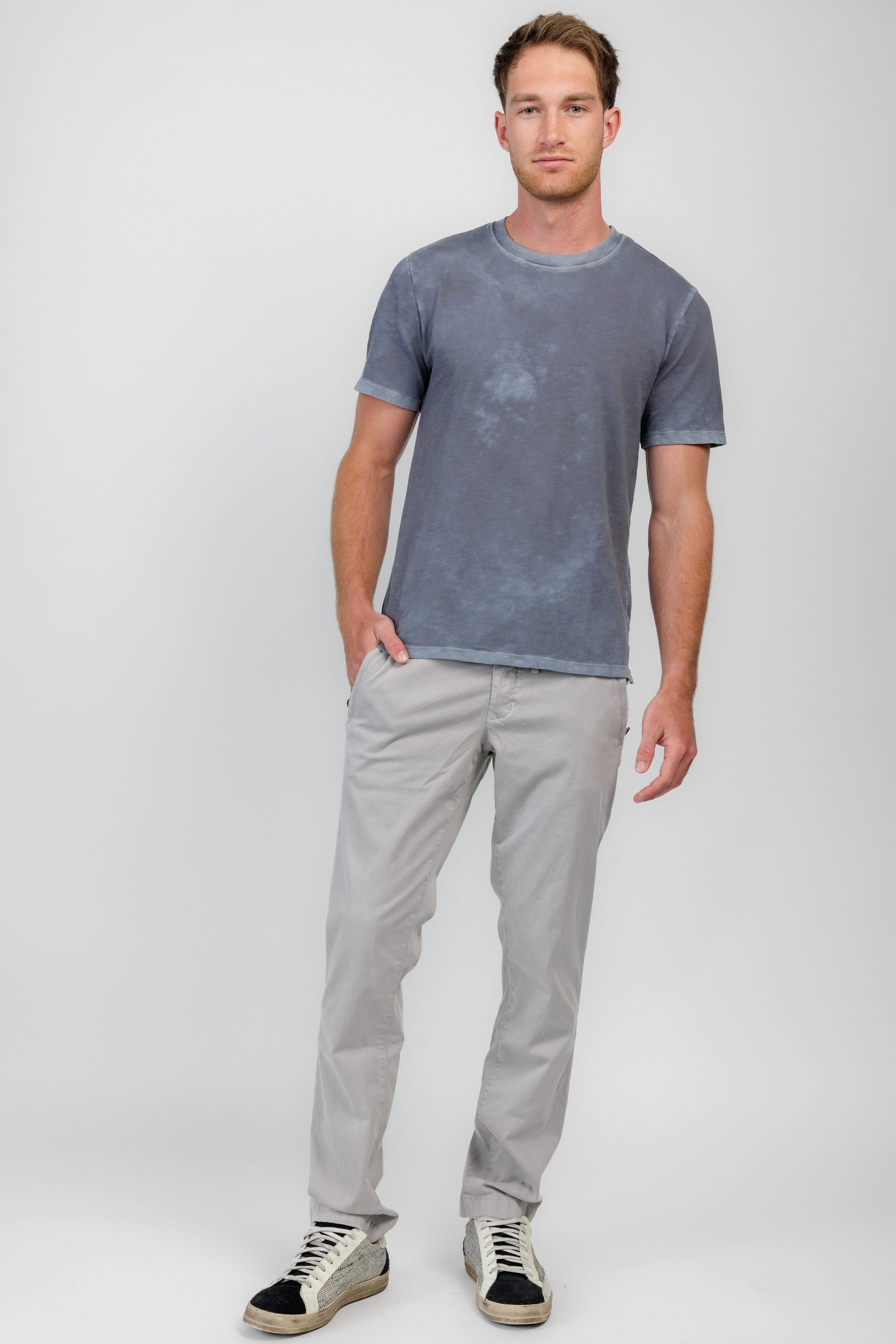 COTTON CITIZEN Presley T-Shirt in Natural Blue