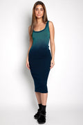 COTTON CITIZEN Verona Midi Dress in Blue Cast