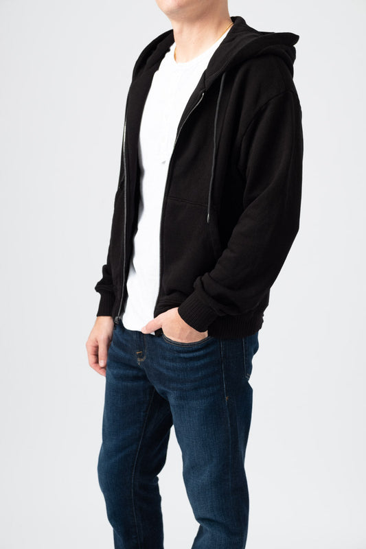 COTTON CITIZEN Bronx Hoodie in Jet Black