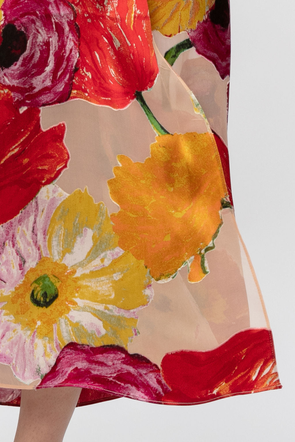 CULT GAIA Nila Skirt Coverup in Painted Floral