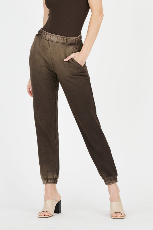 COTTON CITIZEN Brooklyn Sweatpants in Vintage Espresso