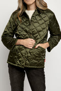DENIMIST Quilted Jacket in Olive