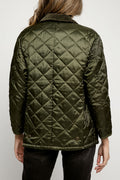 DENIMIST Quilted Jacket in Olive