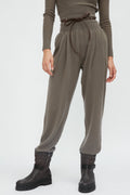 FABIANA FILIPPI High-Waist Jogger Pant in Militare