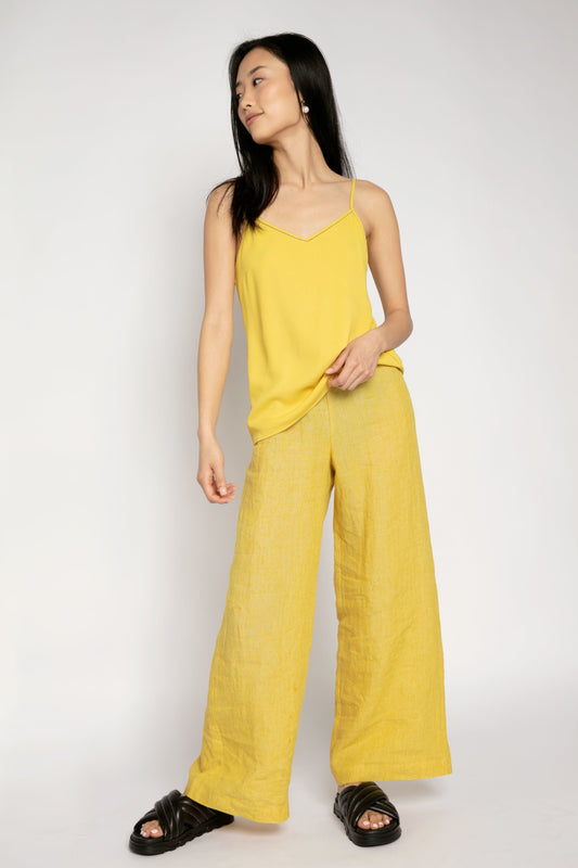 FABIANA FILIPPI Linen Pant in Saffron