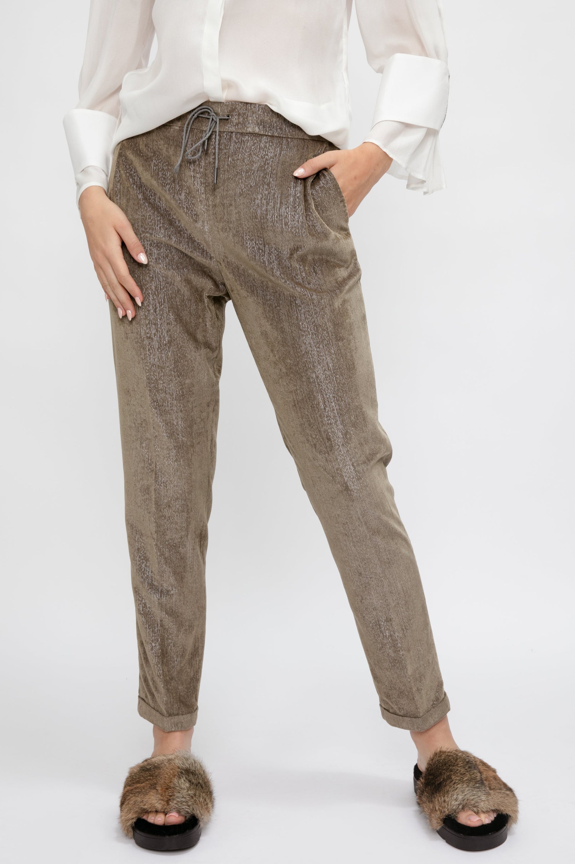 FABIANA FILIPPI Trouser Pant in Noce