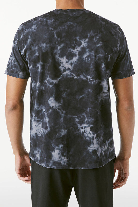 FRAME Tie Dye T-Shirt in Noir Multi