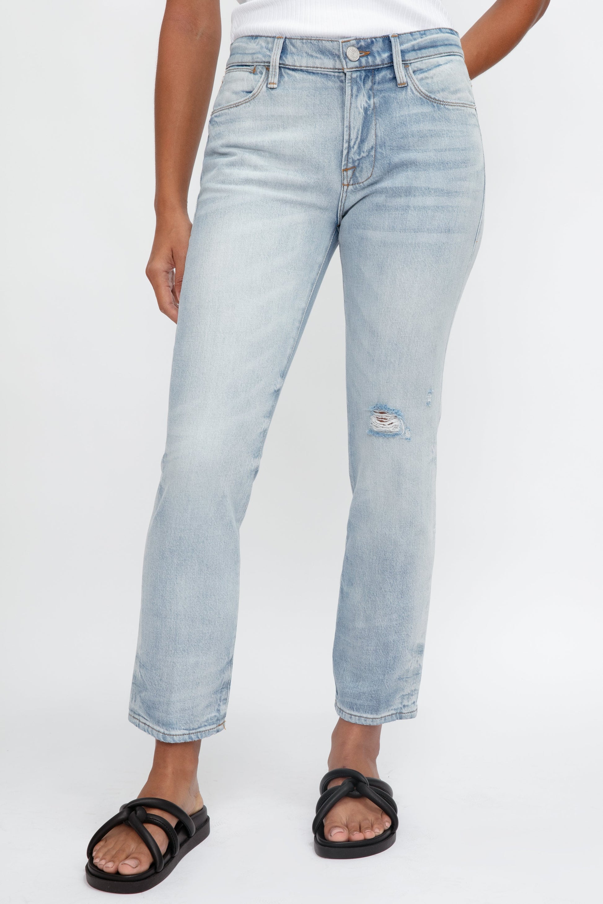 FRAME Le High Straight Jean in Winslow