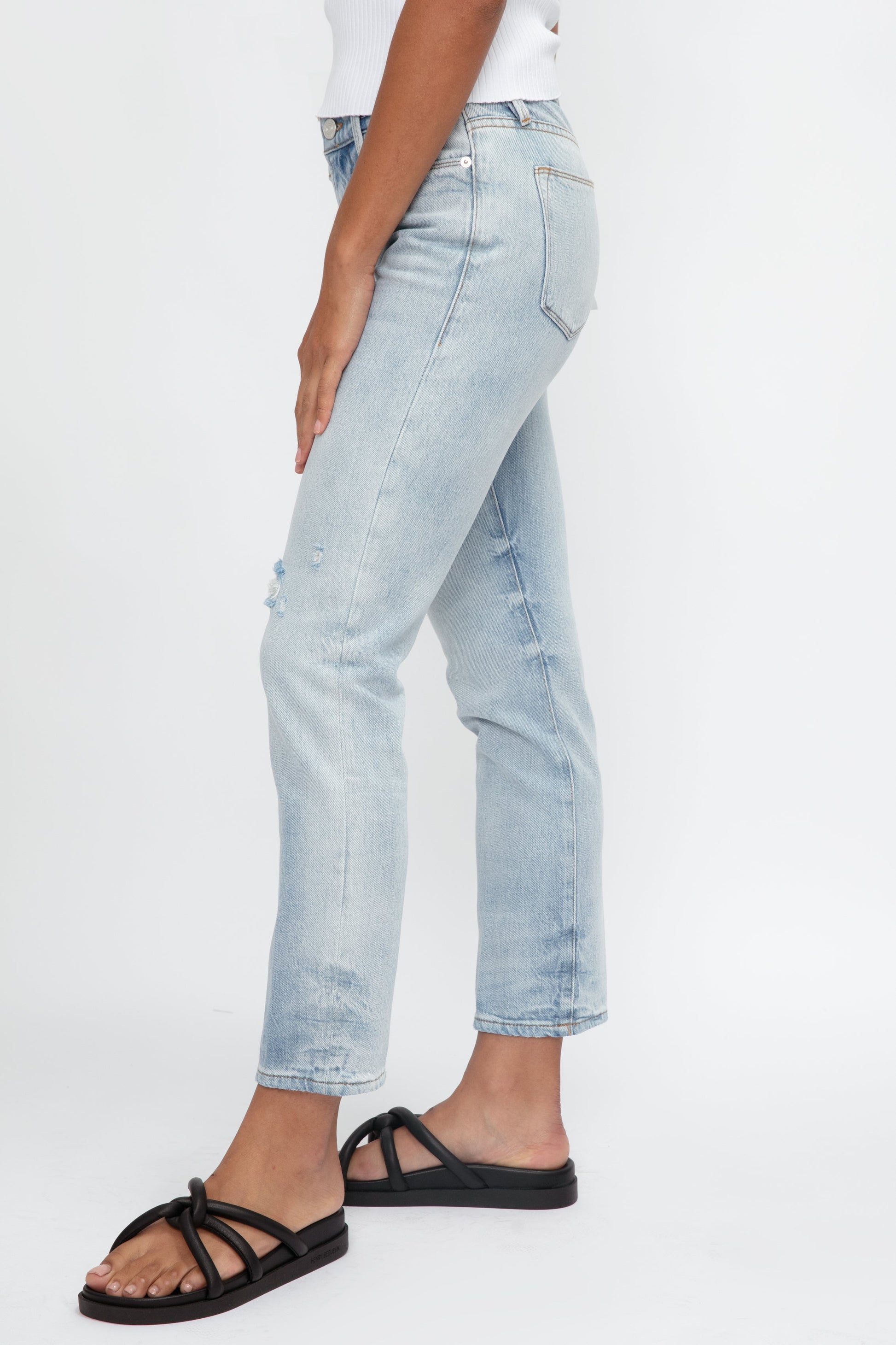 FRAME Le High Straight Jean in Winslow