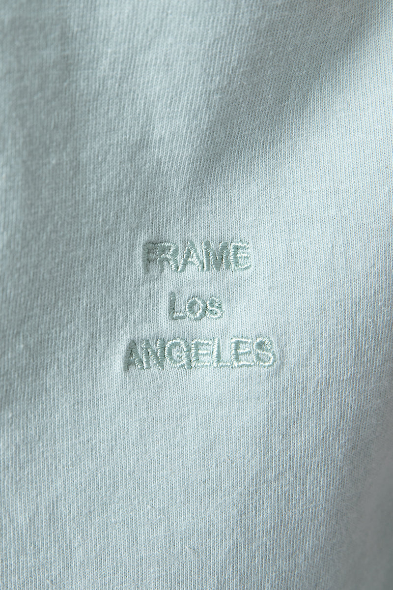 FRAME Logo T-Shirt in Sky Grey