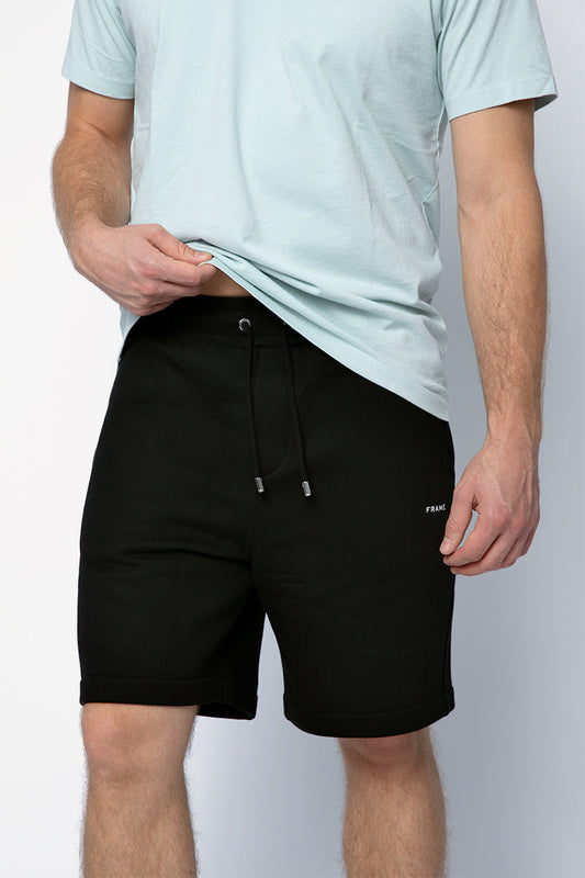 FRAME Sweat Short in Noir