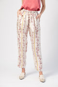 FORTE FORTE Guadaloupe Print Jacquard Pants in Cipria