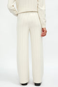GENTRYPORTOFINO Cashmere Knit Pant in Burro