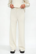 GENTRYPORTOFINO Cashmere Knit Pant in Burro