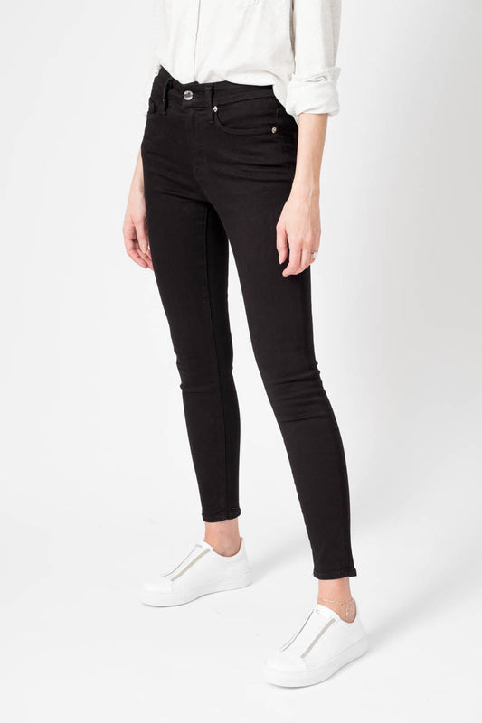 GOOD AMERICAN Good Legs Crop Jean in Black