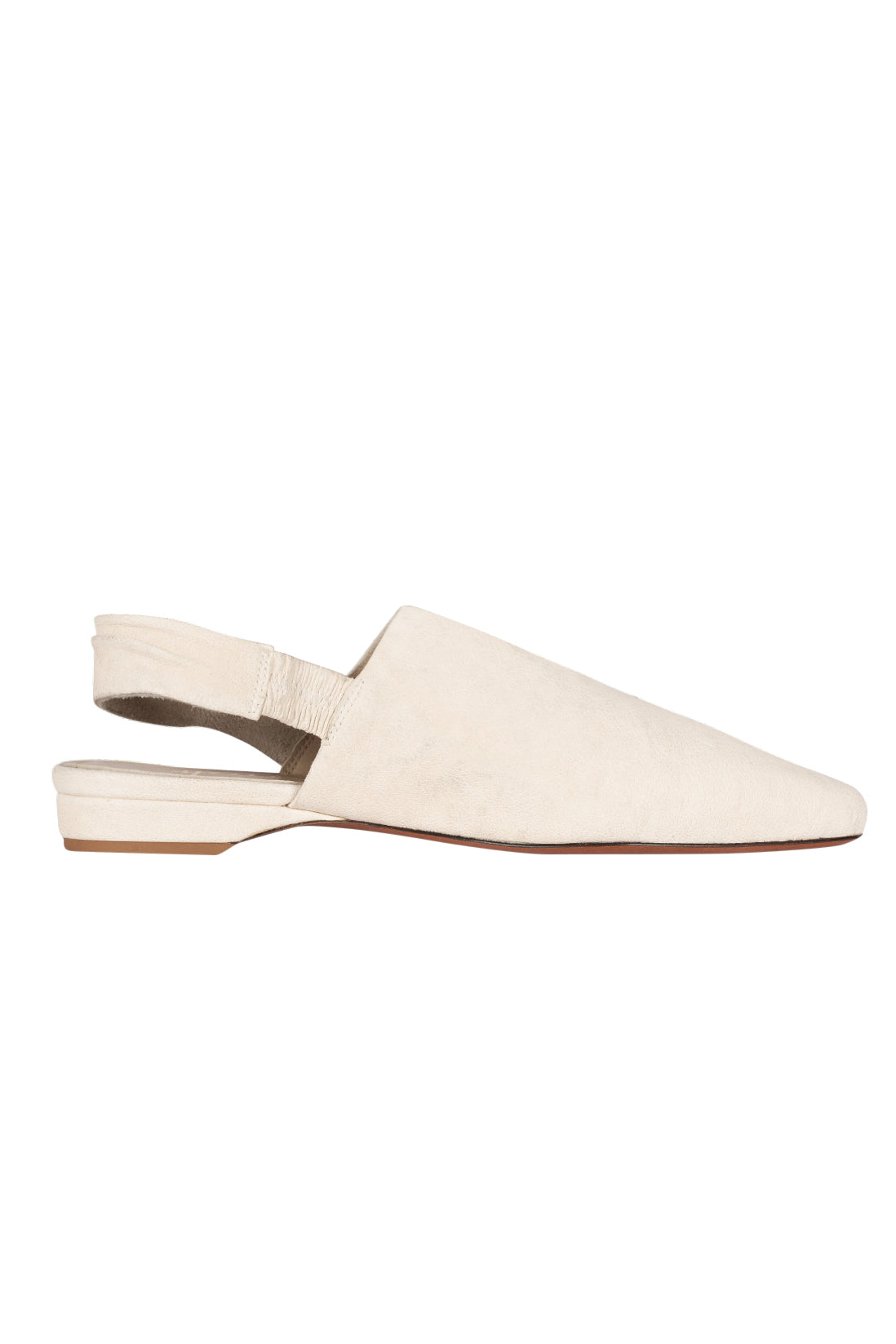 HENRY BEGUELIN Slingback Leather Mule in Grattato Gesso