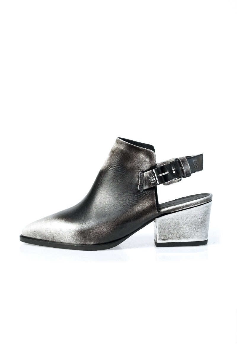 HENRY BEGUELIN Leather Shoes in Matte Calf Spazzolato Nero