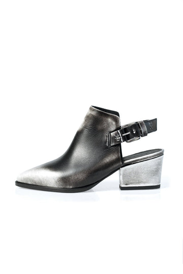 HENRY BEGUELIN Leather Shoes in Matte Calf Spazzolato Nero