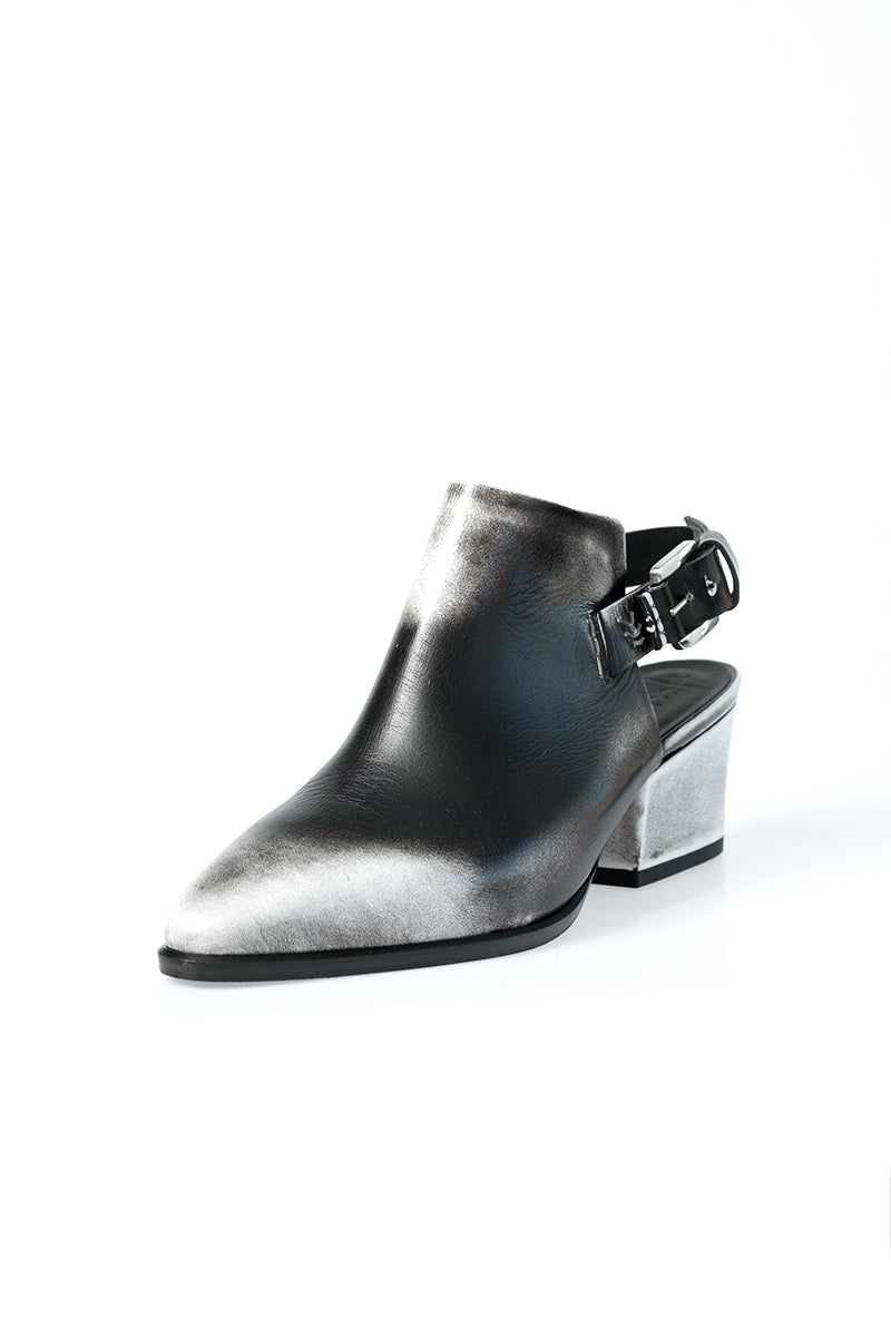 HENRY BEGUELIN Leather Shoes in Matte Calf Spazzolato Nero