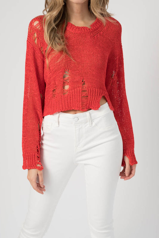 IRO Hico Sweater in Red