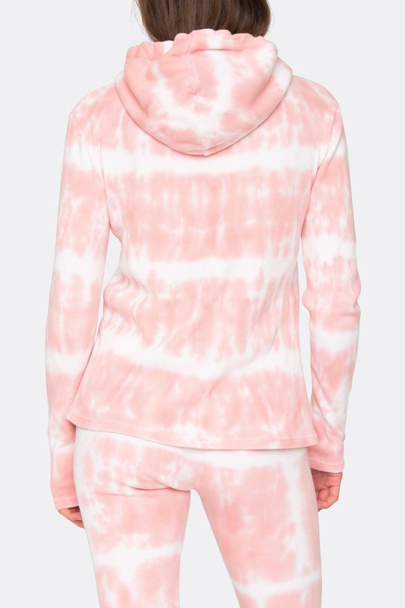 LA DETRESSE The Tower Rose Hoodie in Pink