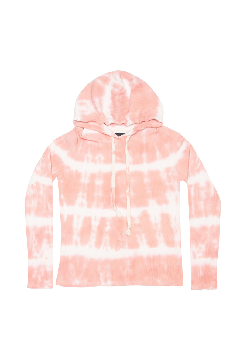 LA DETRESSE The Tower Rose Hoodie in Pink