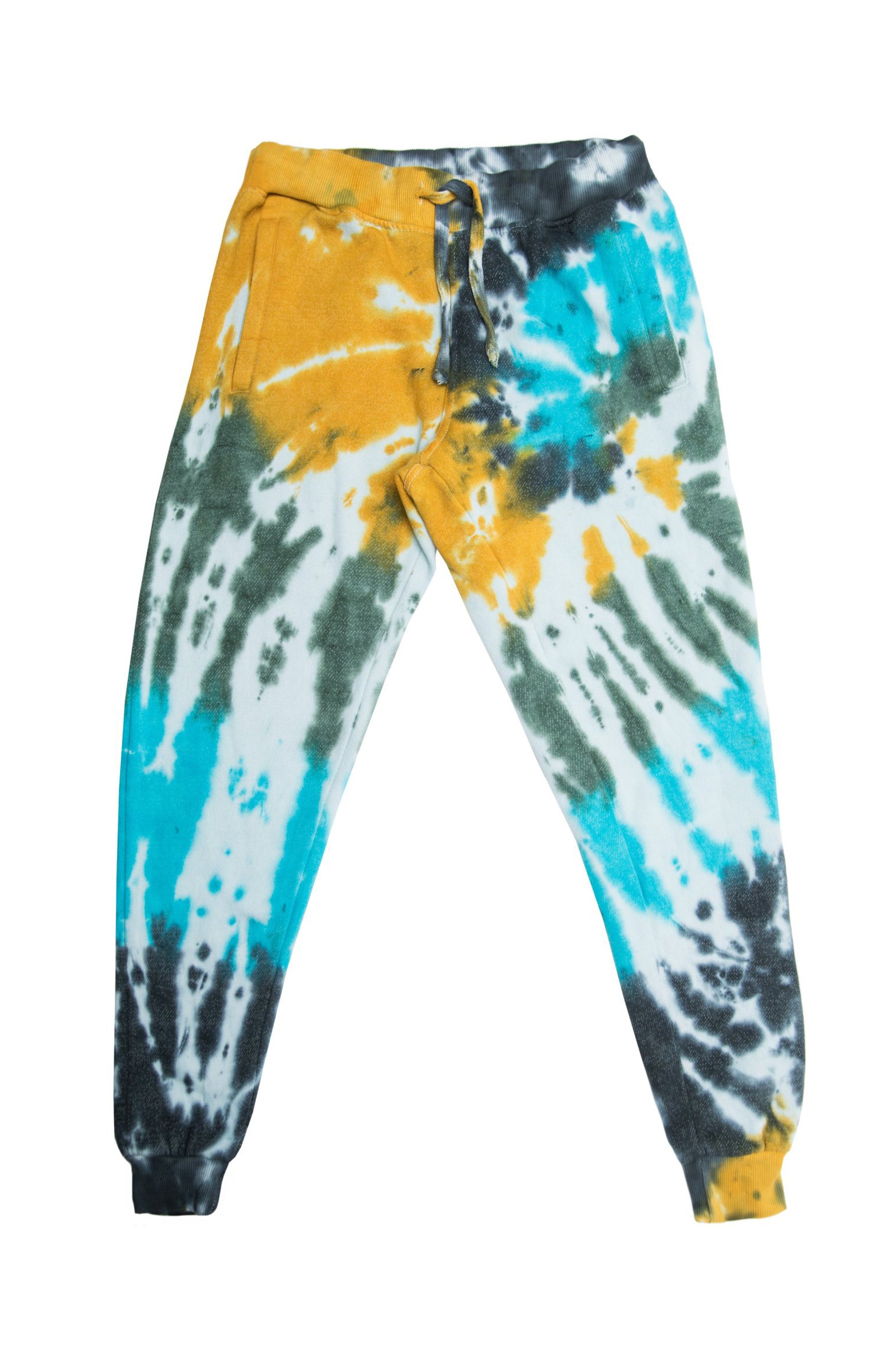 LA DETRESSE Acid Wash Limeade Sweatpants