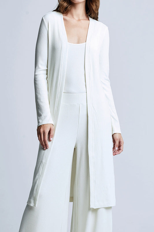 L'AGENCE Bree Cardigan in Ivory