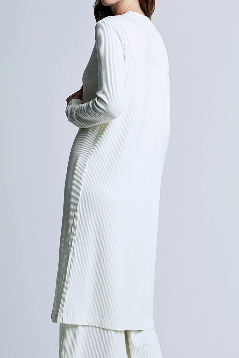 L'AGENCE Bree Cardigan in Ivory