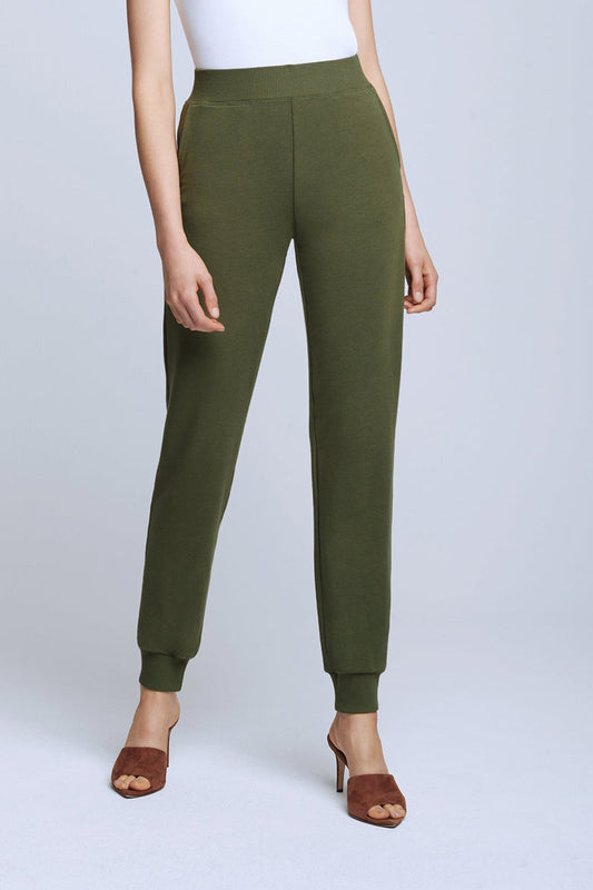 L'AGENCE The Moss Jogger Pant in Olive