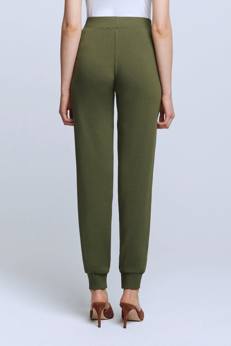 L'AGENCE The Moss Jogger Pant in Olive