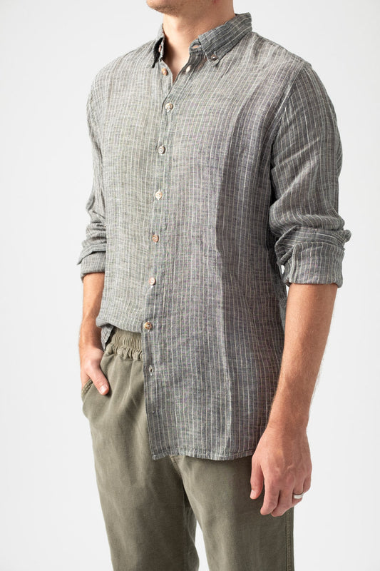 LA BOTTEGA DI BRUNELLA Shirt in Filetto Nero Naturale