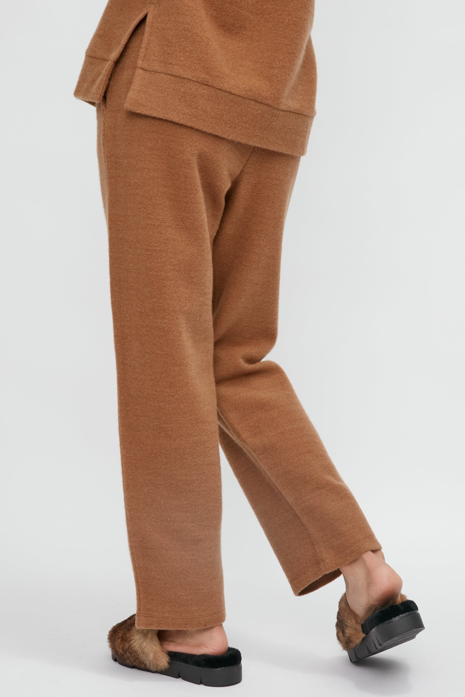 MAX MARA LEISURE Beira Jersey Trouser Pant in Camel