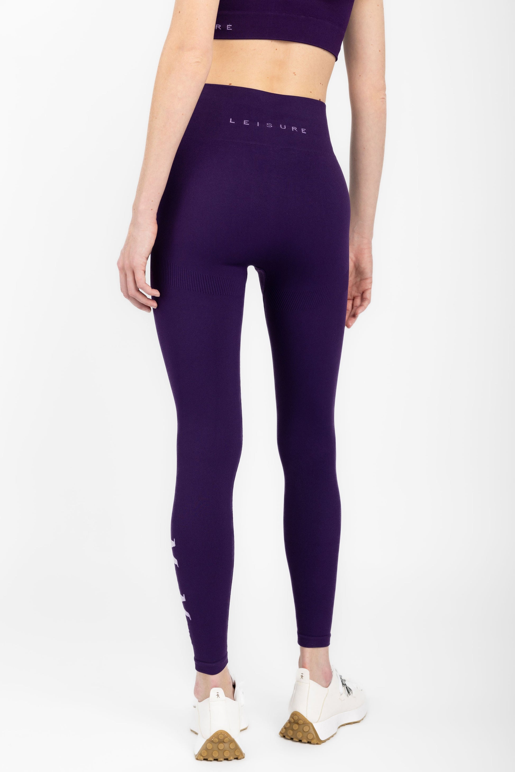 MAX MARA LEISURE Coccole Knit Legging in Purple